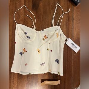 Reformation Liza Top - Ladybugs